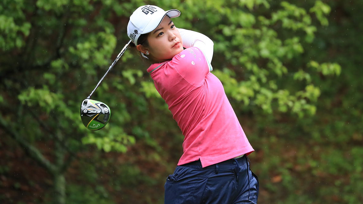 和久井麻由 2019年 日本女子アマチュアゴルフ選手権競技 2位T 快心のドライバーショット